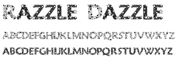 Razzle Dazzle font